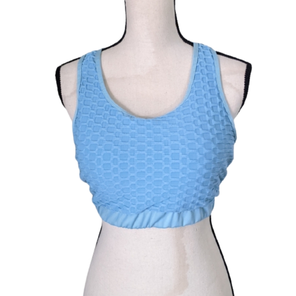 🌟SHEIN Light Blue Sports Bra Size 2X